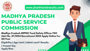 MPPSC Food Safety Officer FSO Online Form 2025 MPPSC Food Safety Officer FSO Online Form 2025