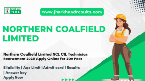 Northern Coalfield NCL Technician Online Form 2025