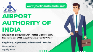 AAI Junior Executive ATC Online Form 2025