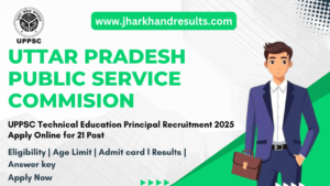 UPPSC Technical Education Principal Online Form 2025