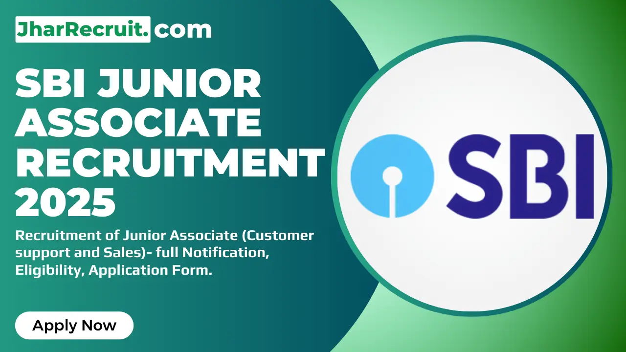 SBI Junior Associate Recruitment 2025