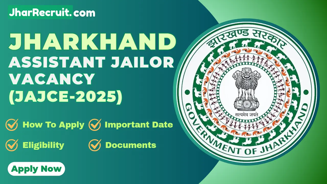 Jharkhand Assistant Jailor Recruitment 2025