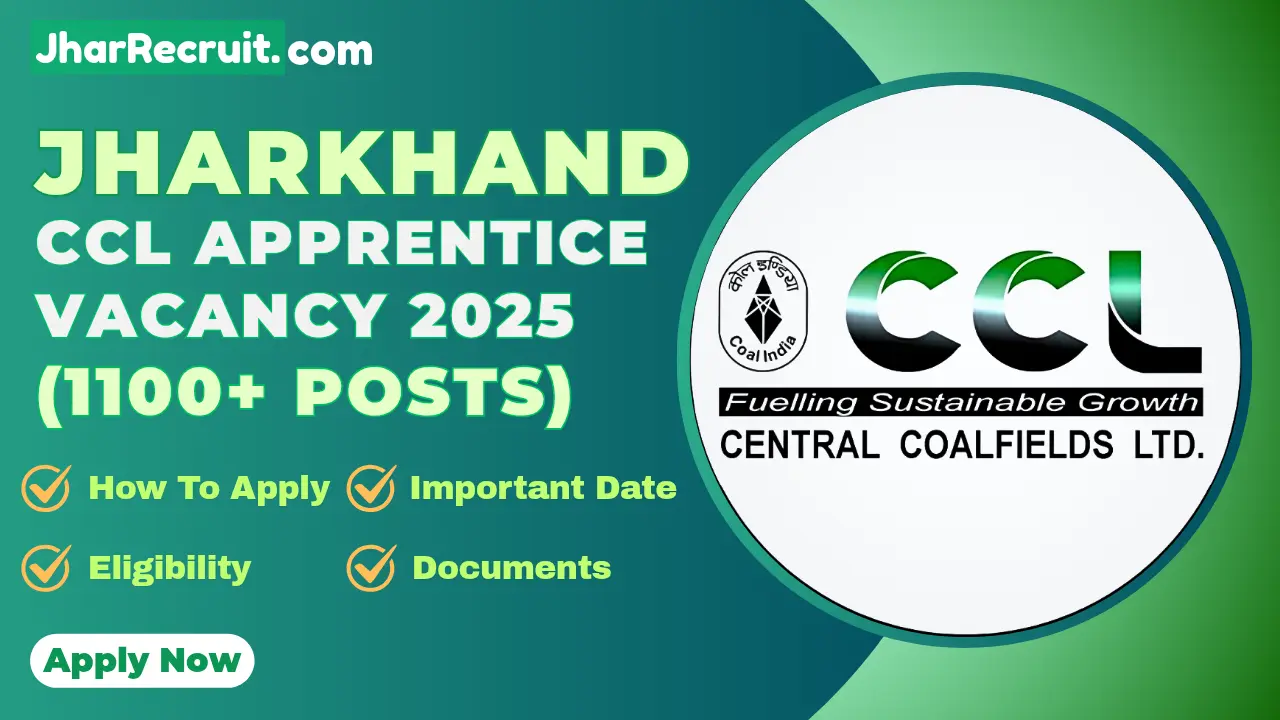 Jharkhand CCL Apprentice Vacancy 2025