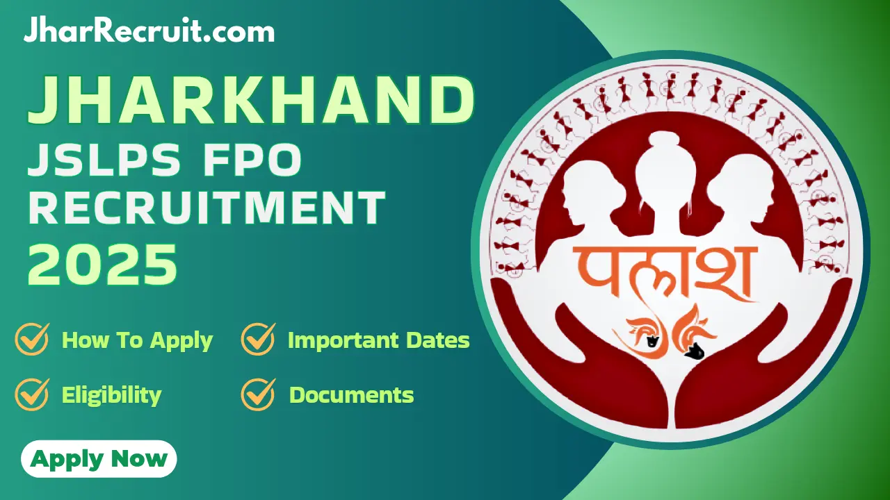 Jharkhand JSLPS Recruitment 2025 [Apply Now]