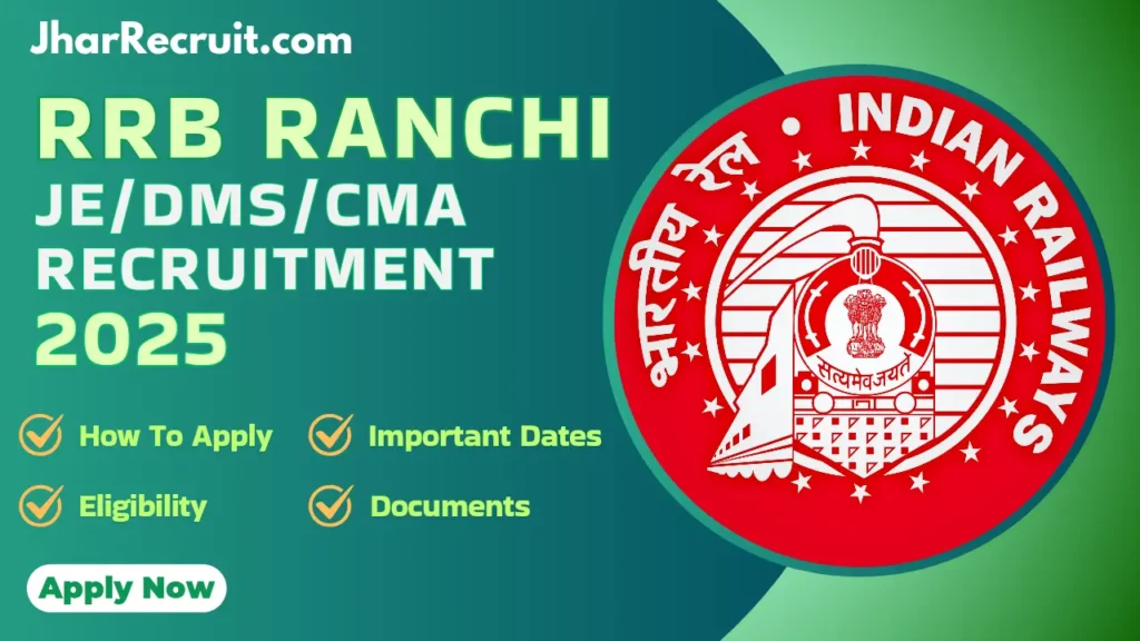 RRB Ranchi CEN Recruitment 2025 [Apply Online]
