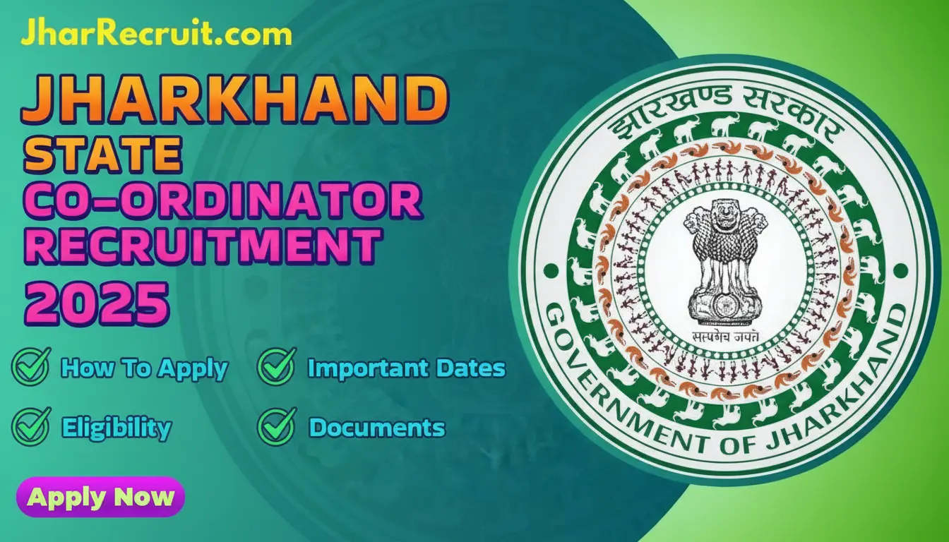 Jharkhand State Coordinator Recruitment 2025 [Apply Online]