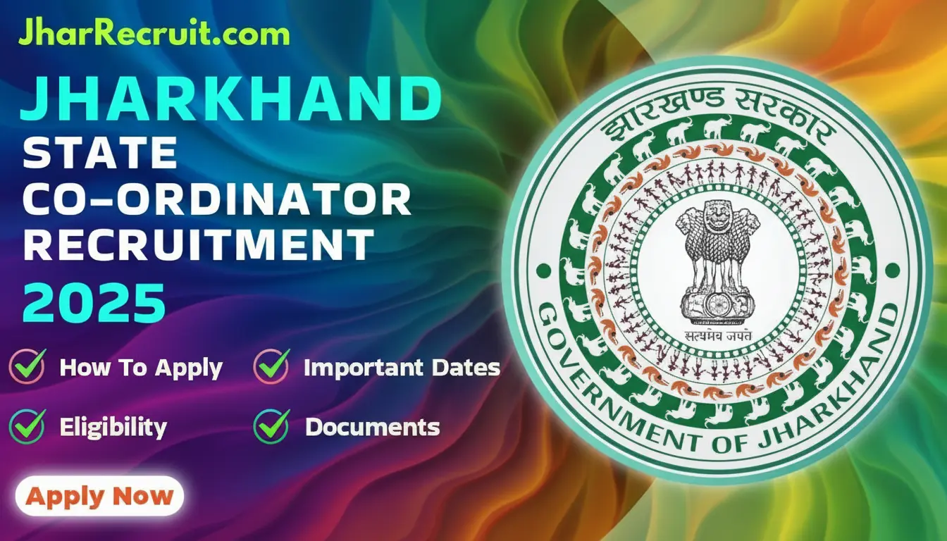 Jharkhand State Coordinator Recruitment 2025 [Apply Online]