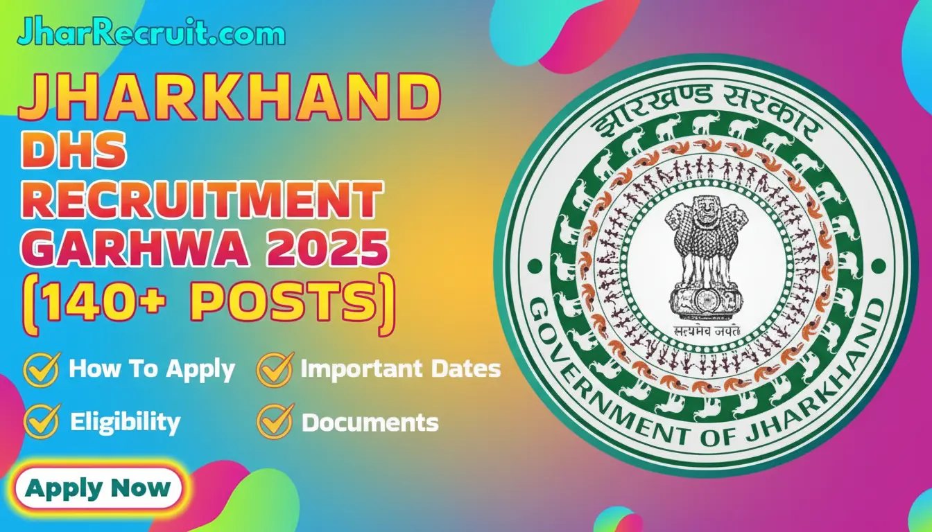 Jharkhand DHS Recruitment Garhwa 2025
