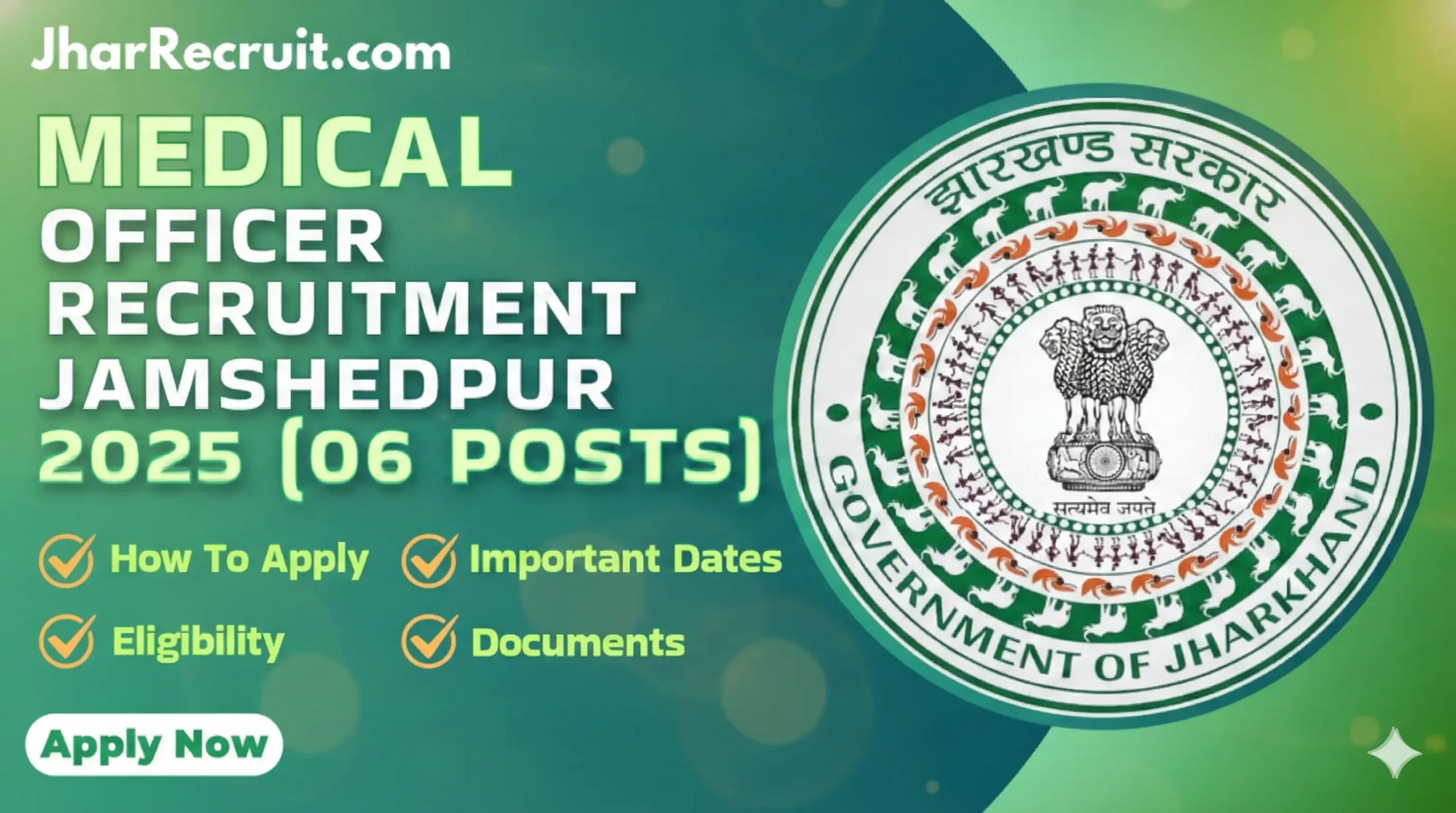 Medical Officer Recruitment Jamshedpur