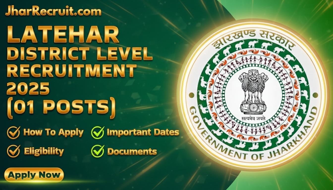 Latehar District Level Recruitment 2025 [Apply Now]