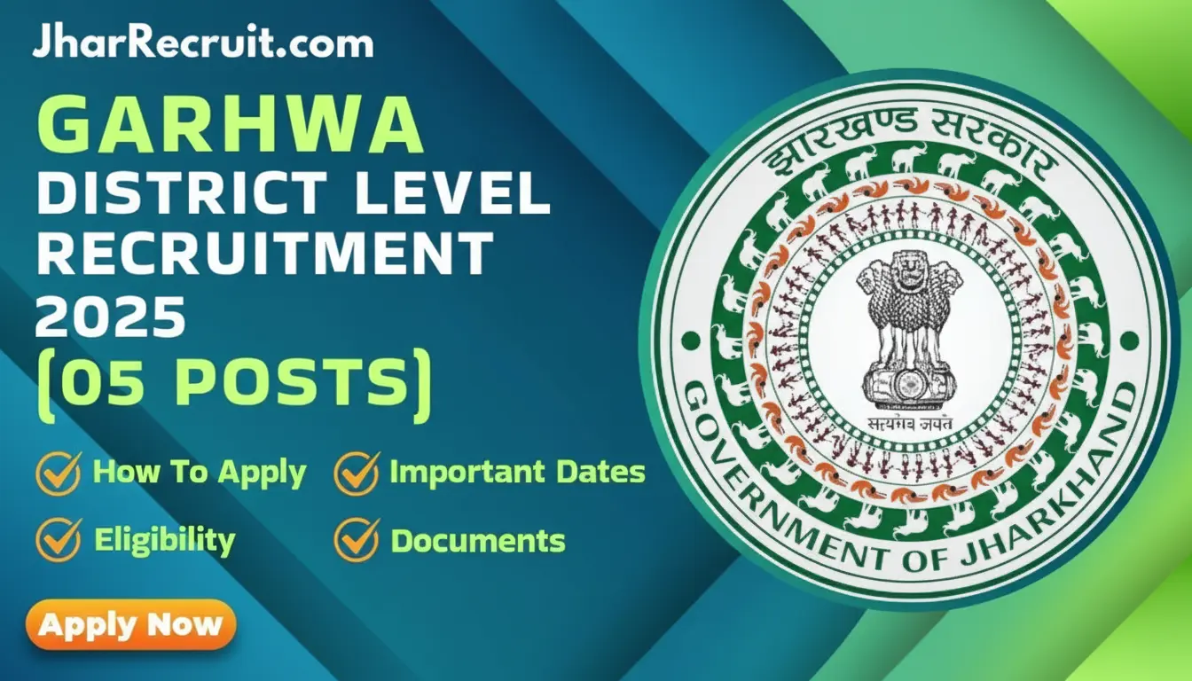 Garhwa District Level Recruitment 2025