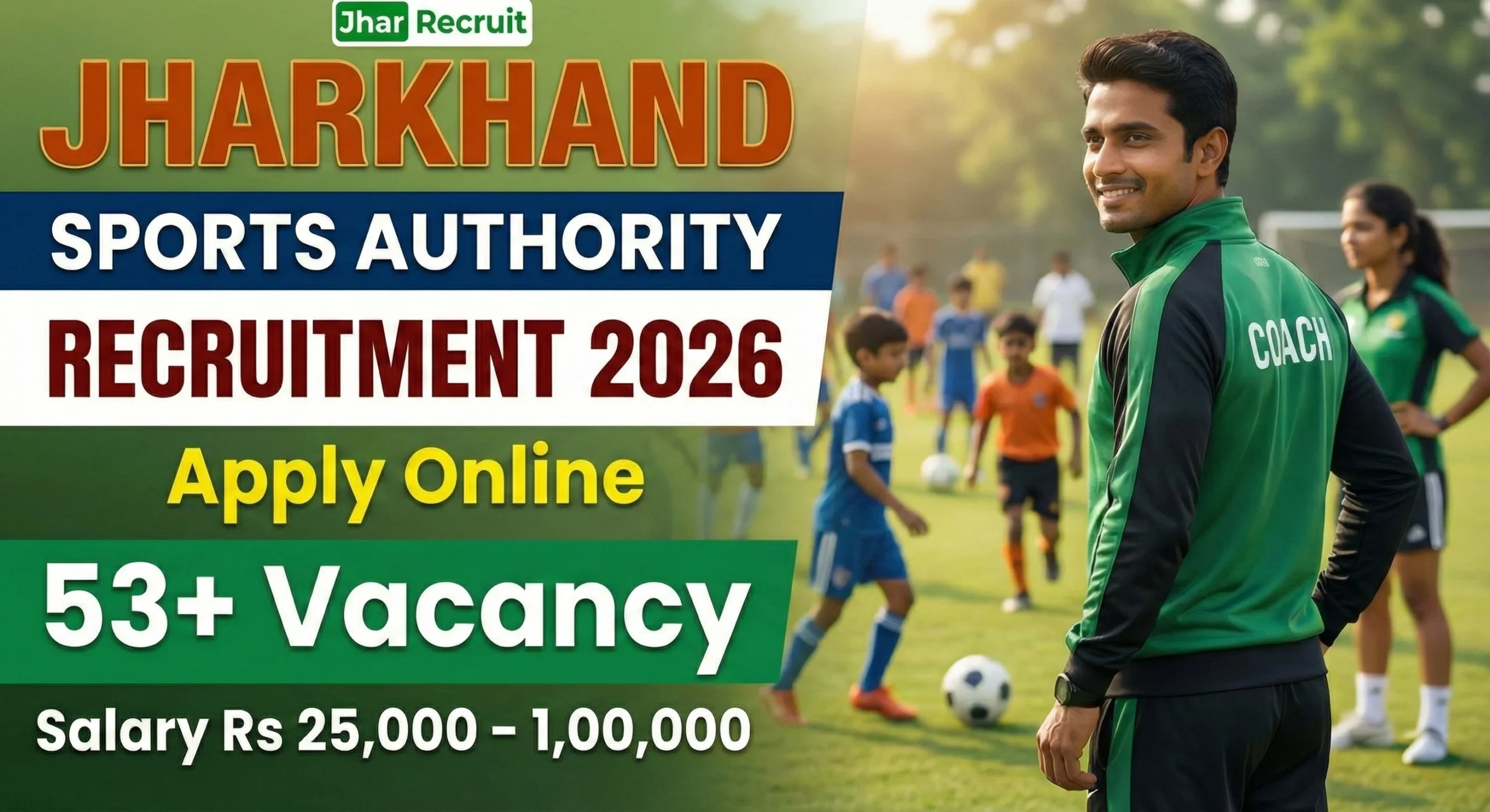 Jharkhand Sports Authority Recruitment 2026 