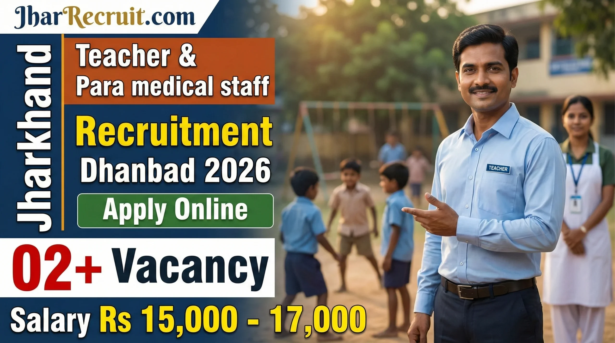 Jharkhand Teacher Recruitment Dhanbad 2026