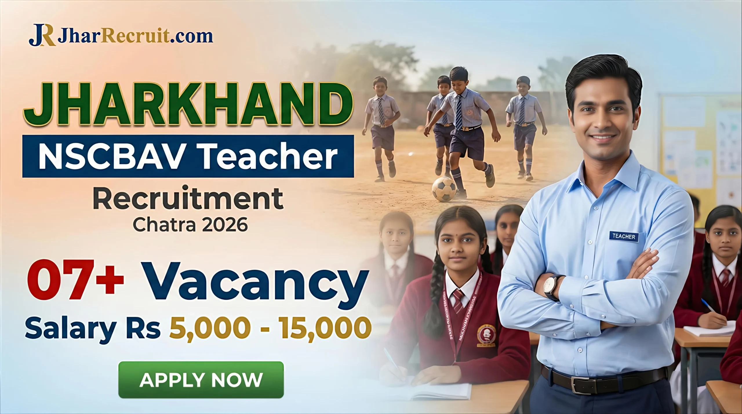 Jharkhand NSCB Teacher Recruitment Chatra 2026