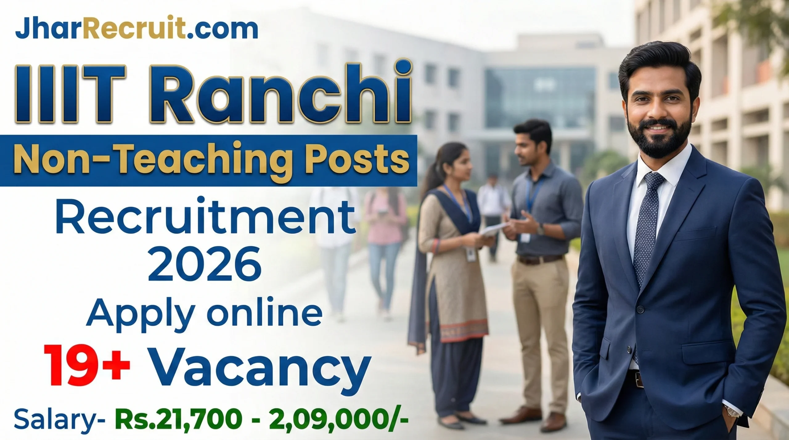 IIIT Ranchi Non Teaching Posts Recruitment 2026