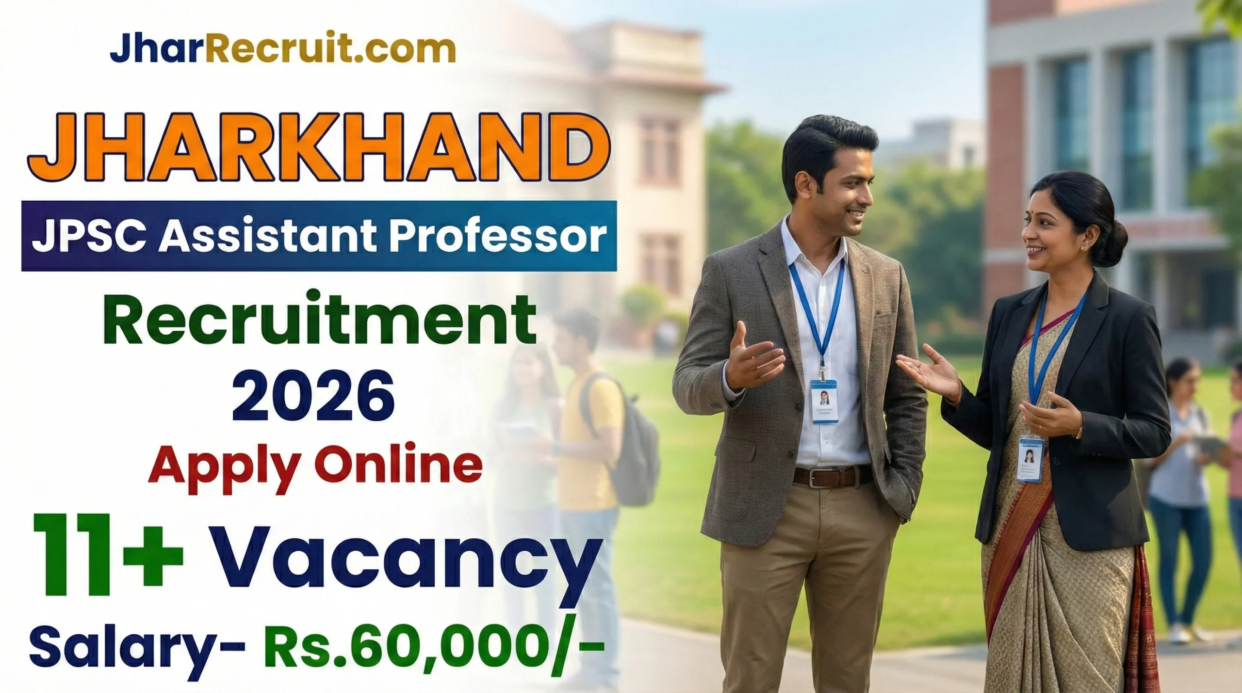 Jharkhand JPSC Assistant Professor Recruitment 2026