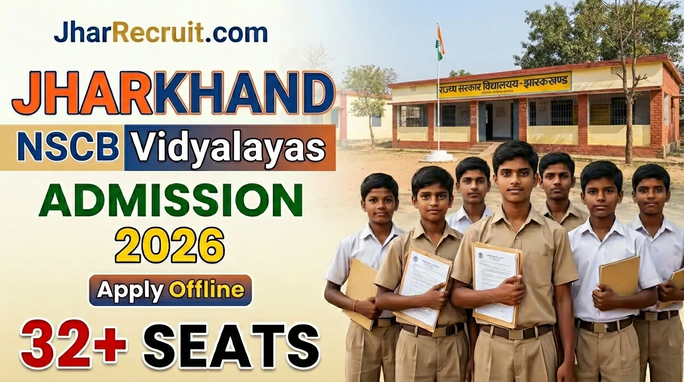 Jharkhand NSCB Vidyalayas Admissions Dumka 2026