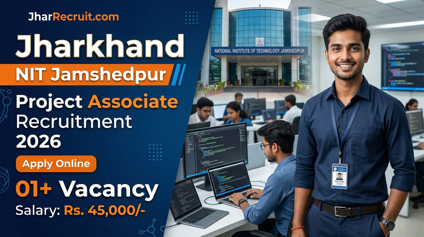 \NIT Jamshedpur Project Associate Recruitment 2026