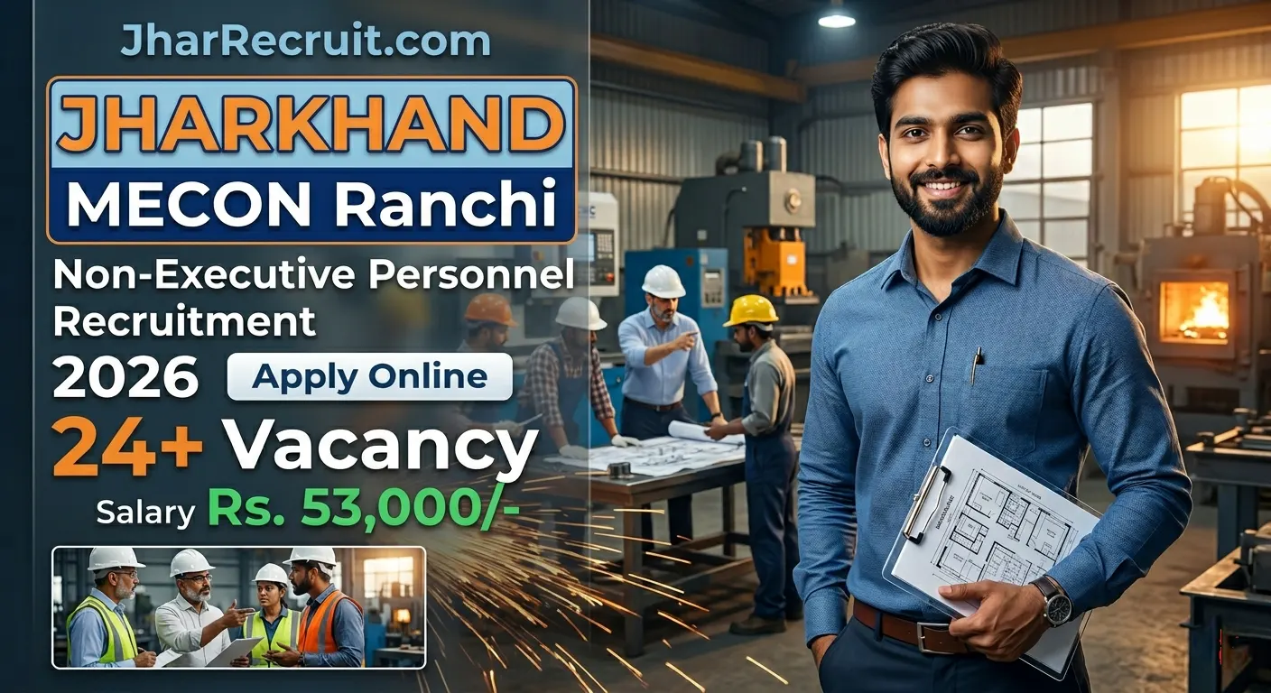 MECON Ranchi Non Executive Recruitment 2026