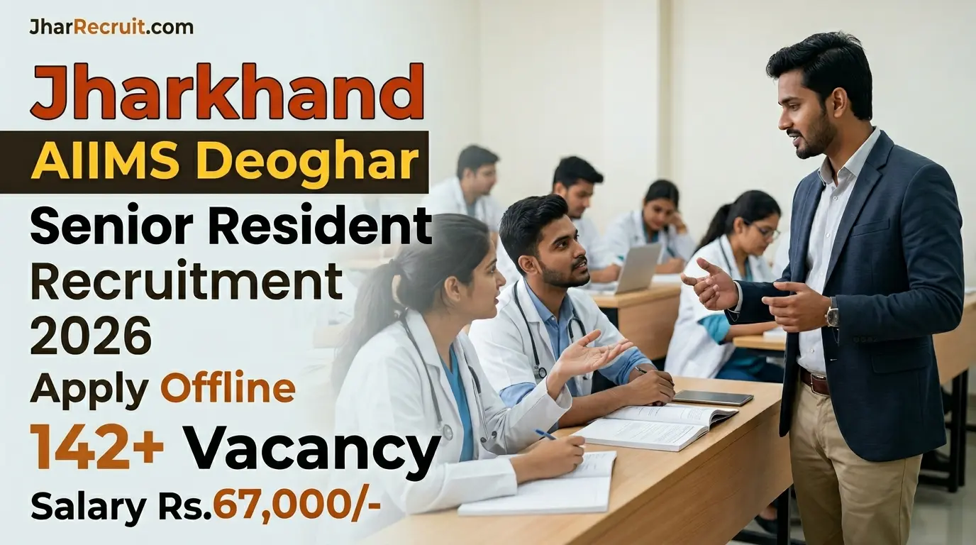 AIIMS Deoghar Senior Resident Recruitment 2026