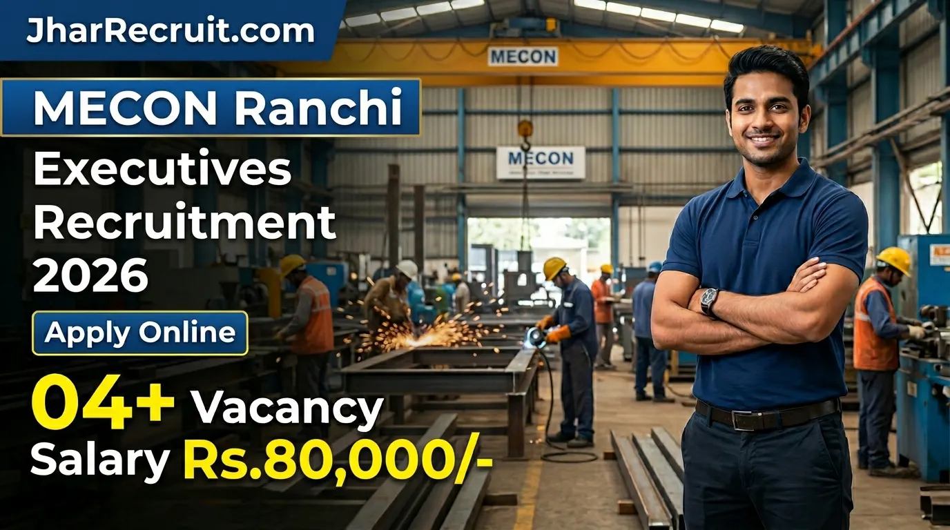 MECON Ranchi Executives Recruitment 2026