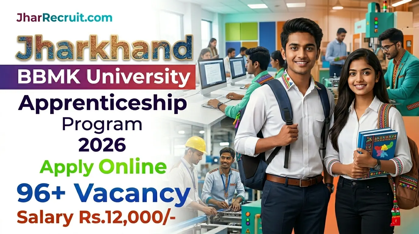 BBMK University Apprenticeship Dhanbad 2026 - Apply for Salary ₹12,000