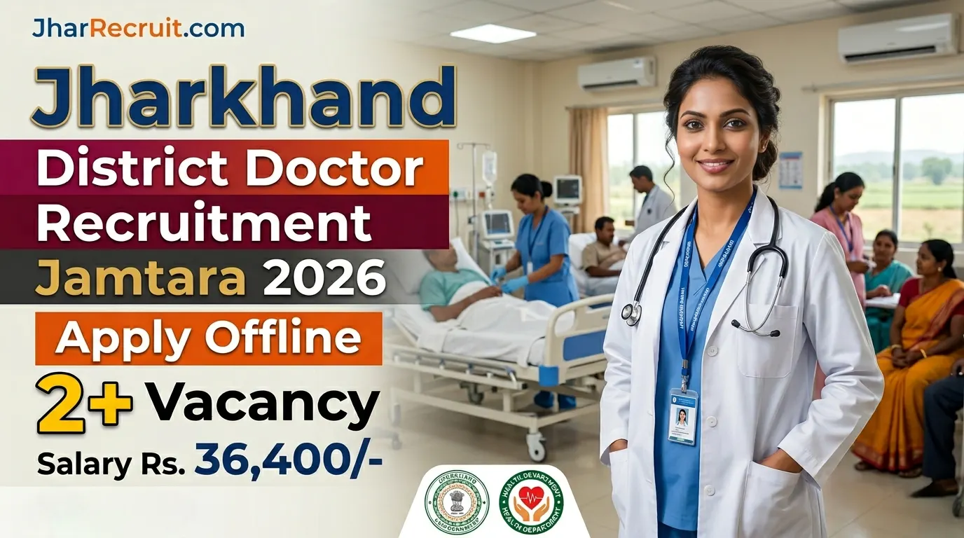 Jharkhand District Doctor Recruitment Jamtara 2026