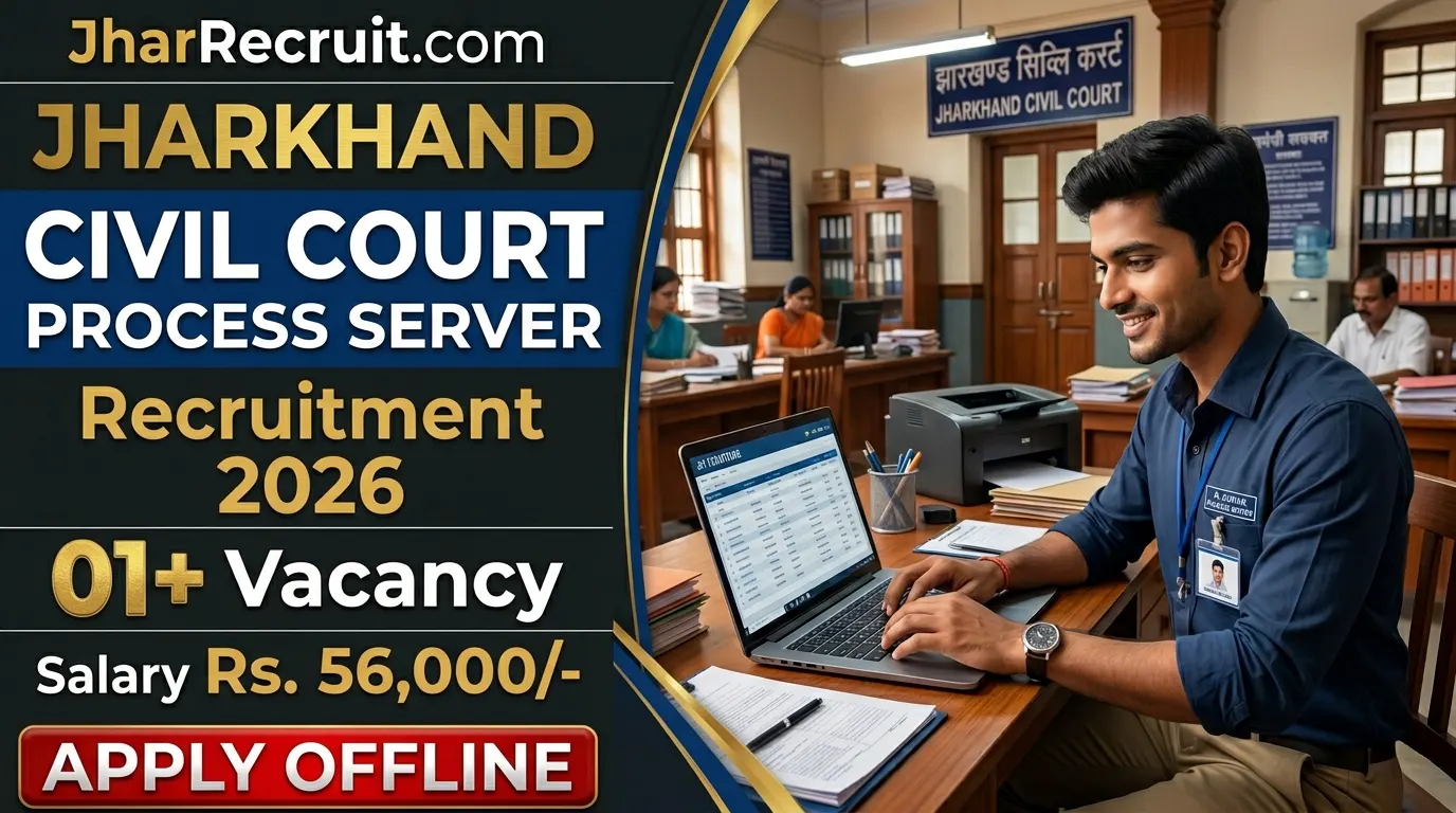 Jharkhand Civil Court Process Server Recruitment 2026