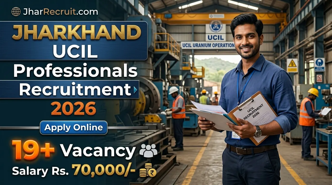 Jharkhand UCIL Professionals Recruitment 2026