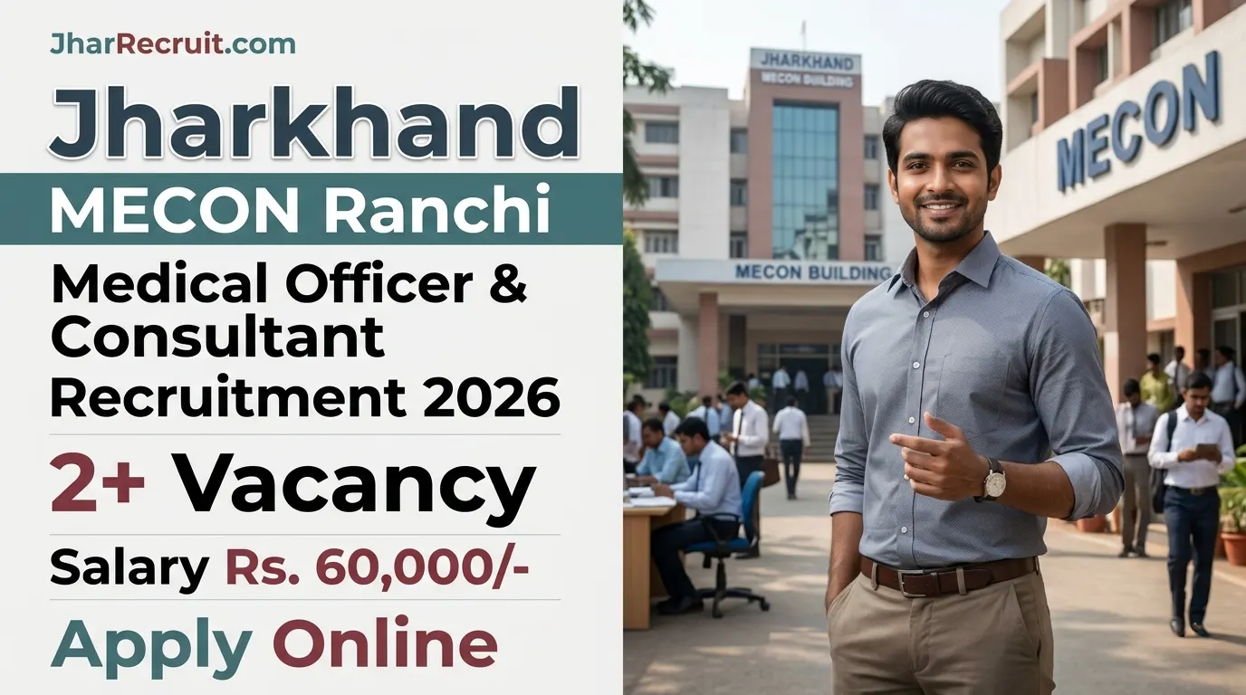 MECON Ranchi Consultant Recruitment 2026