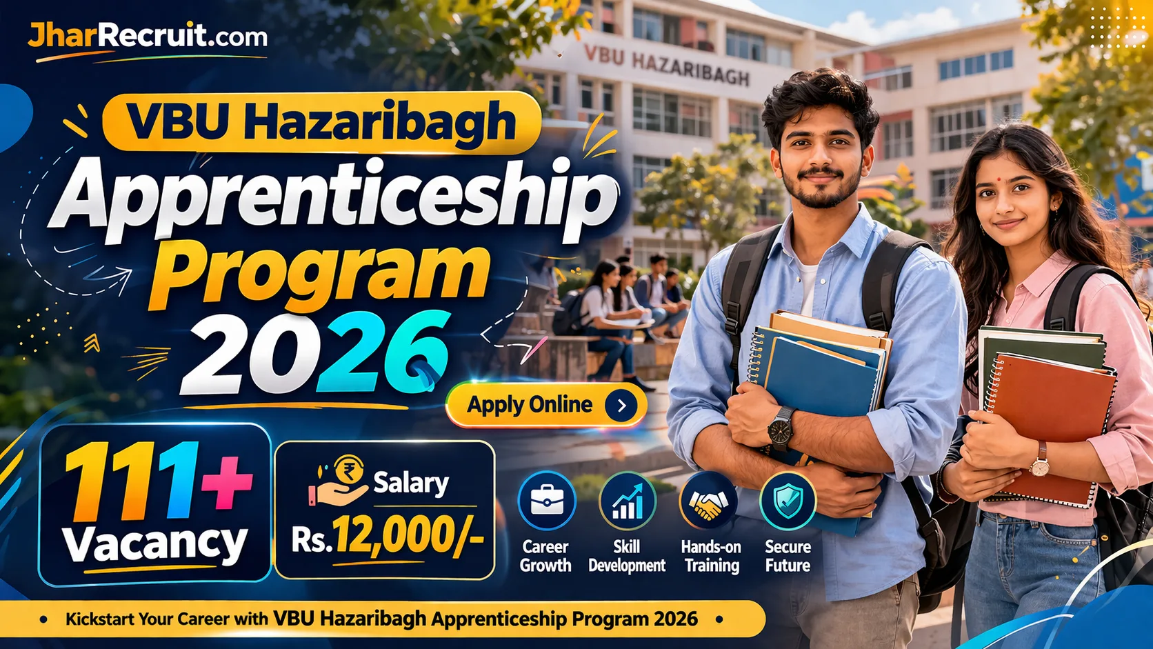 Jharkhand VBU Hazaribagh Apprenticeship 2026