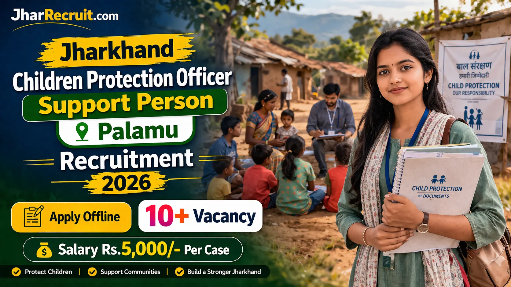 Jharkhand Support Person Recruitment Palamu 2026