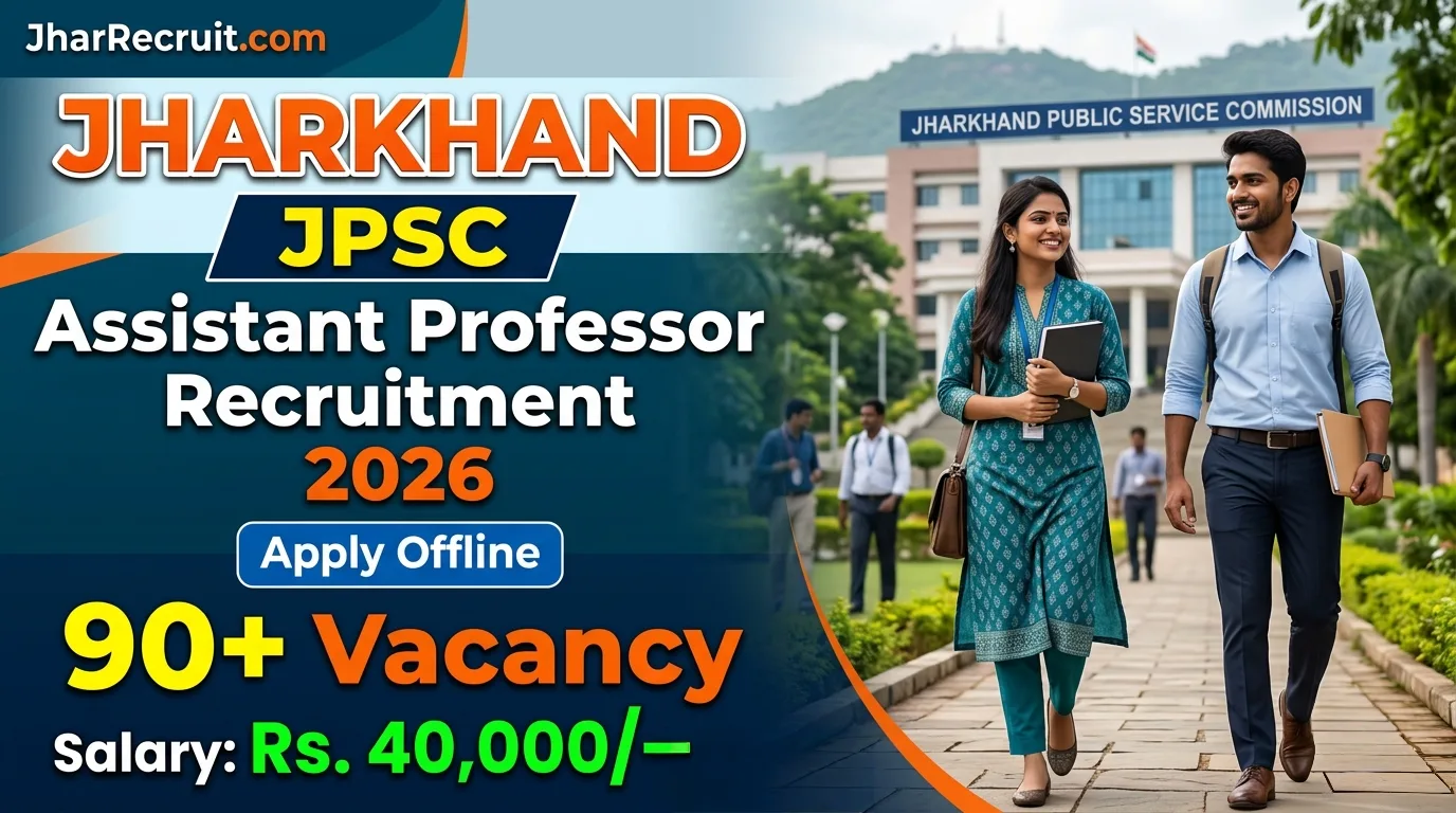Jharkhand JPSC Assistant Professor Recruitment