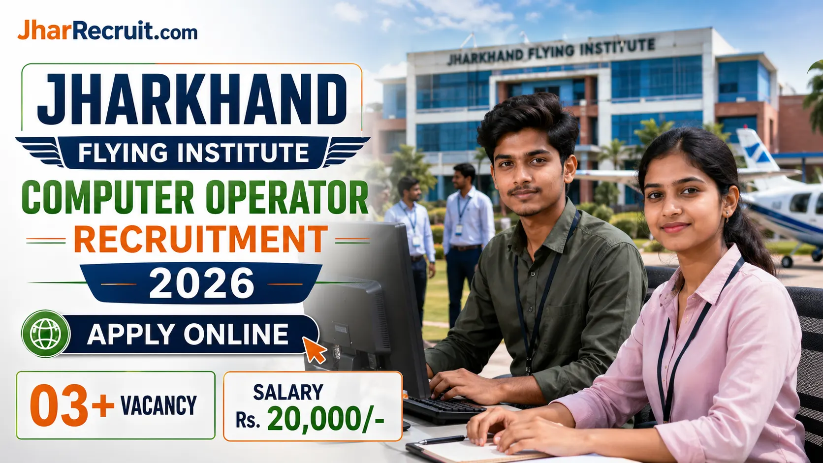 Jharkhand Aviation JFI Computer Operator Recruitment 2026