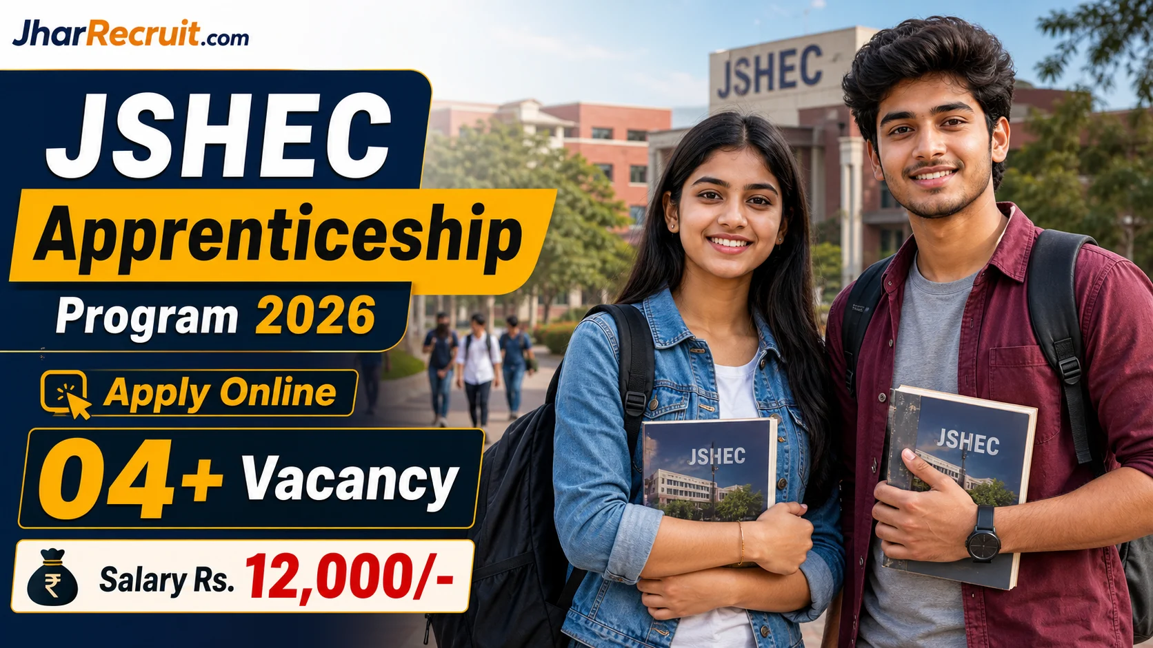Jharkhand JSHEC Apprenticeships 2026