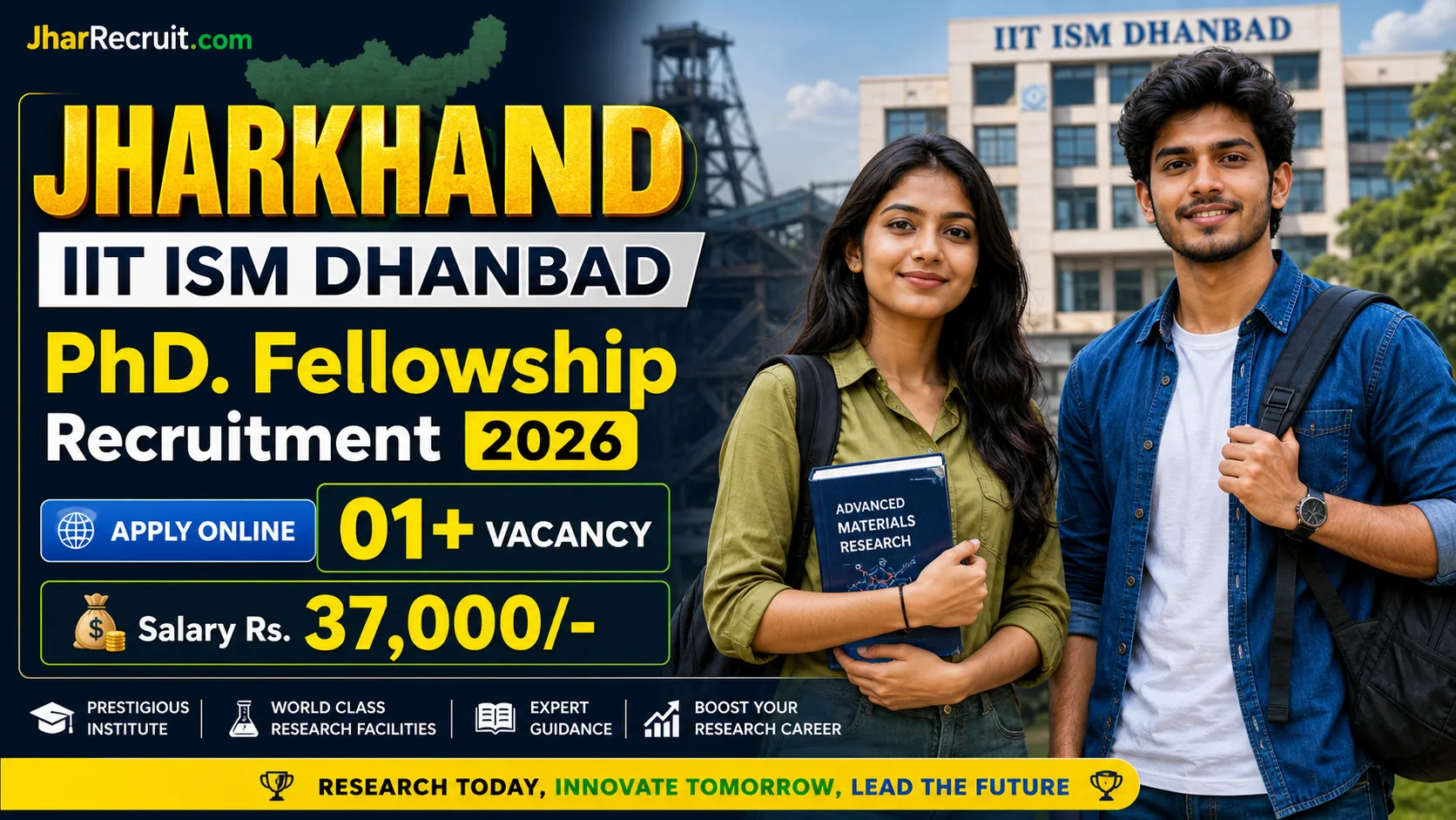 IIT ISM Dhanbad Fellowship Recruitment 2026