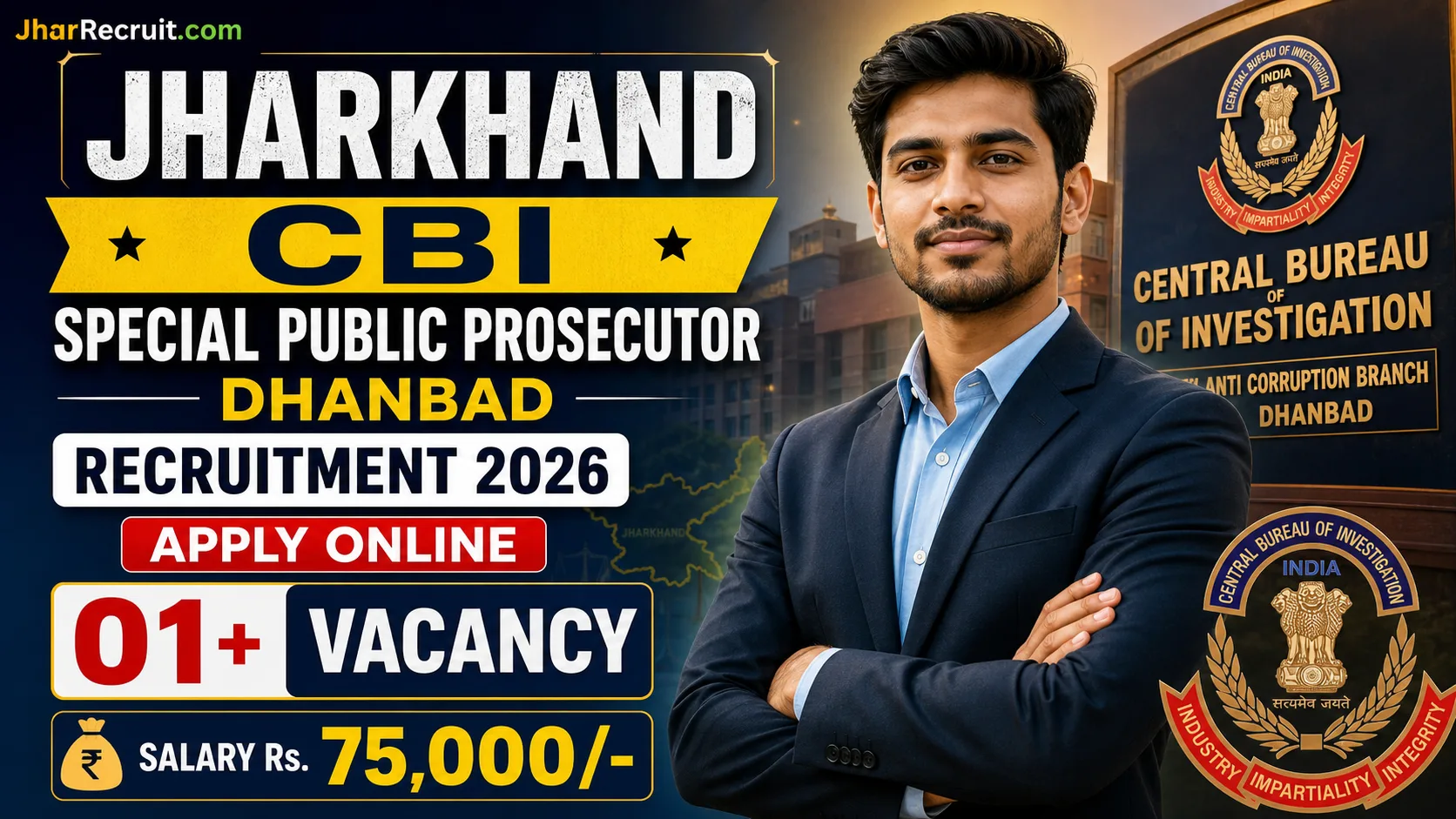 CBI Special Public Prosecutor Recruitment Dhanbad 2026