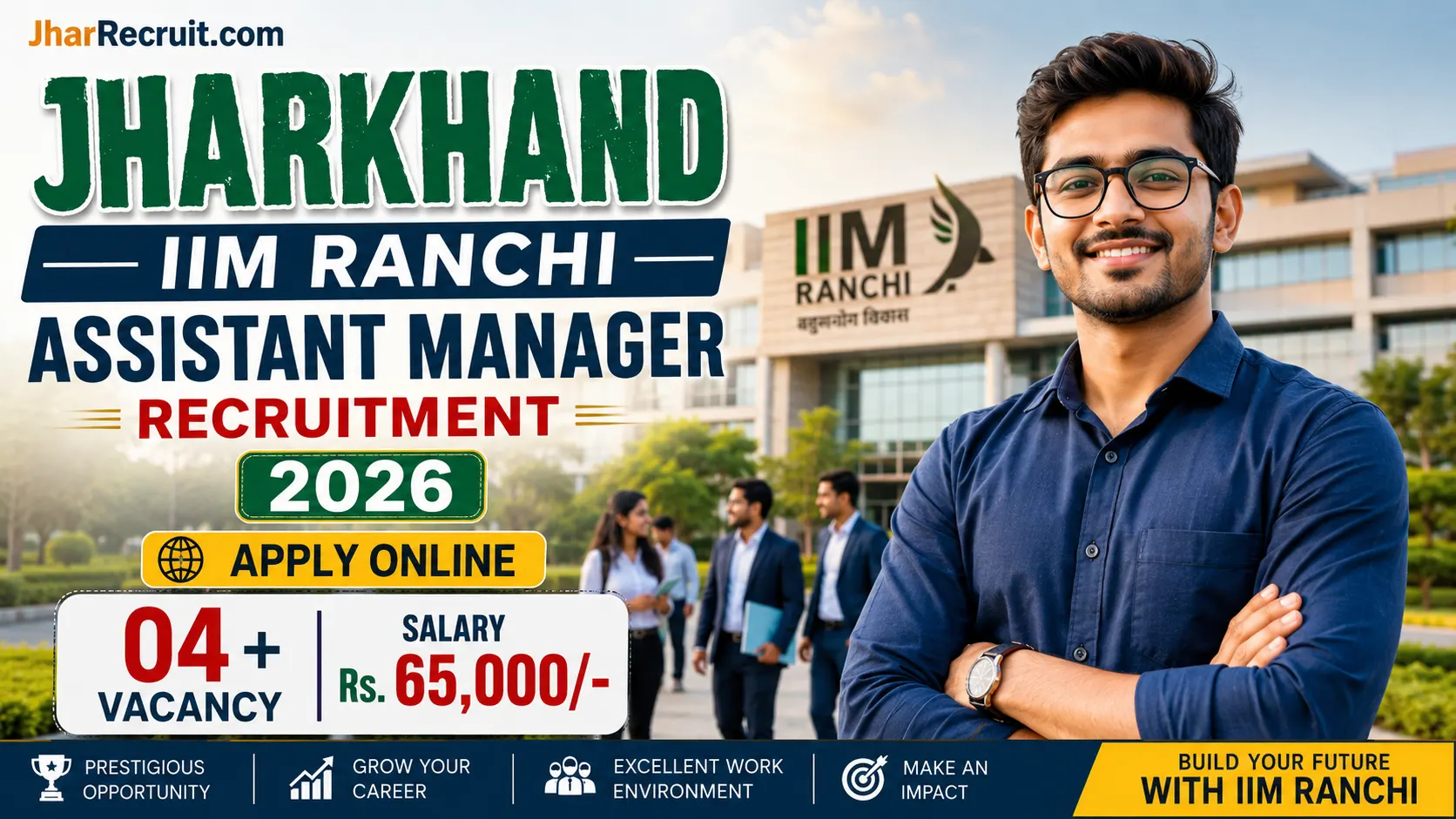 IIM Ranchi Assistant Manager Recruitment 2026