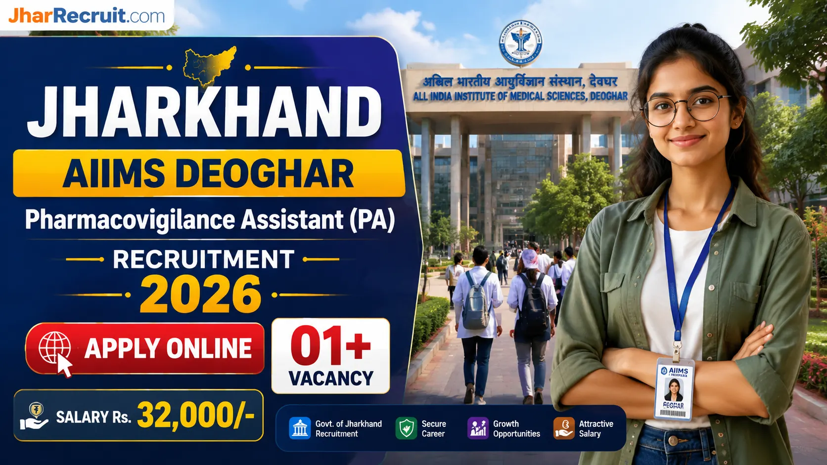 AIIMS Deoghar PA Recruitment 2026
