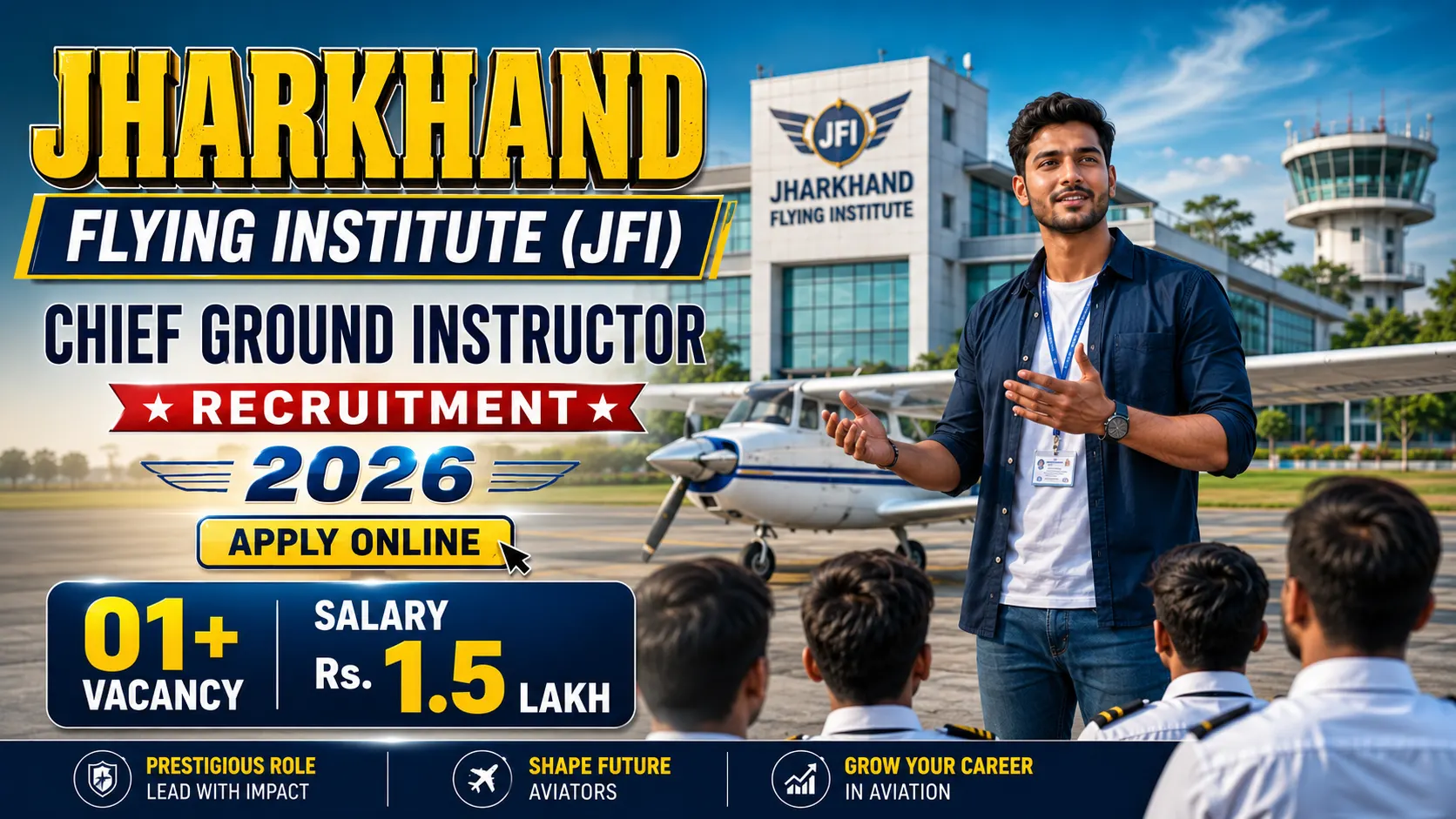Jharkhand JFI Chief Ground Instructor Recruitment 2026