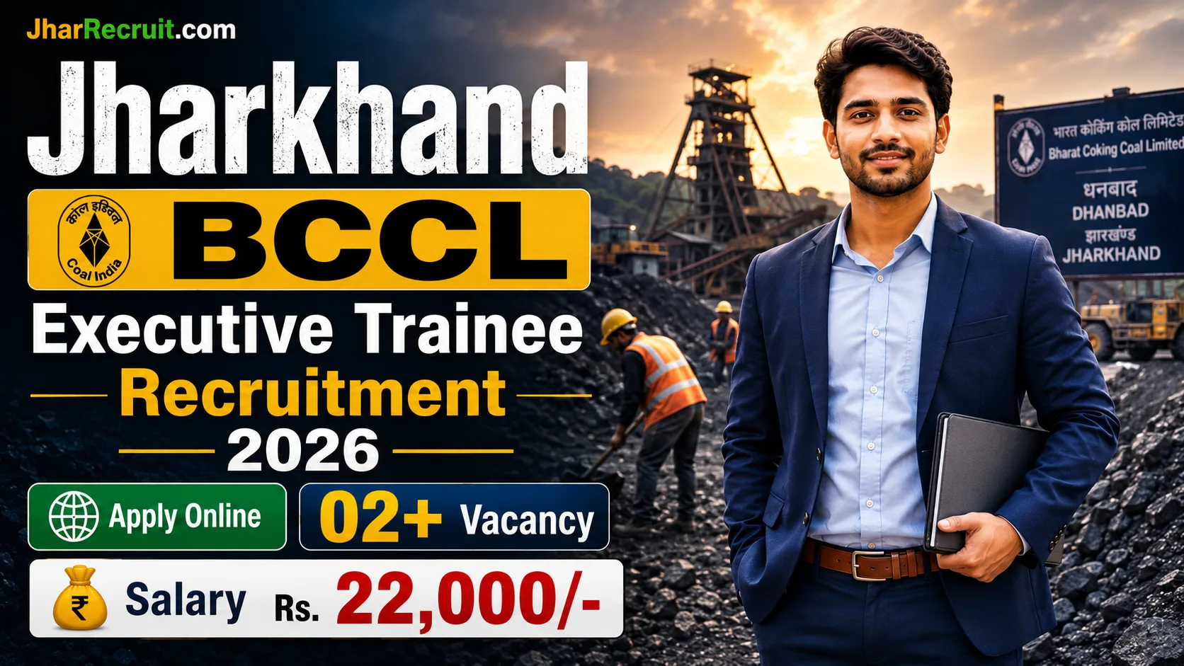 Jharkhand BCCL Executive Trainee Recruitment 2026