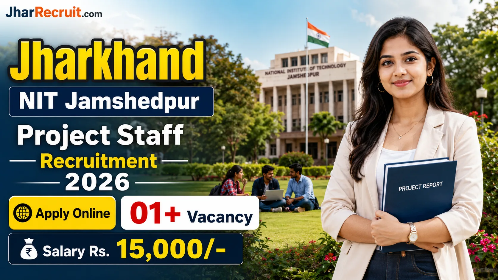 NIT Jamshedpur Project Staff Recruitment 2026