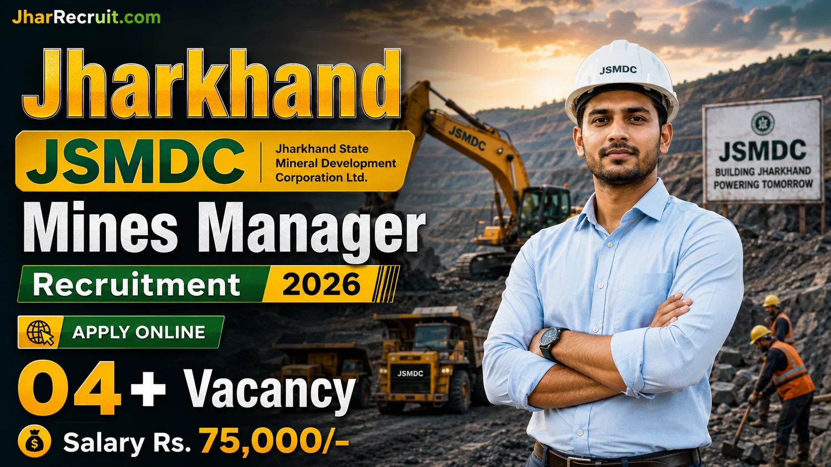 JSMDC Mines Manager Recruitment 2026