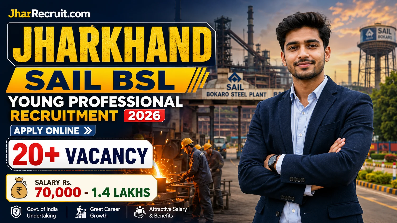 SAIL BSL Young Professional Recruitment 2026