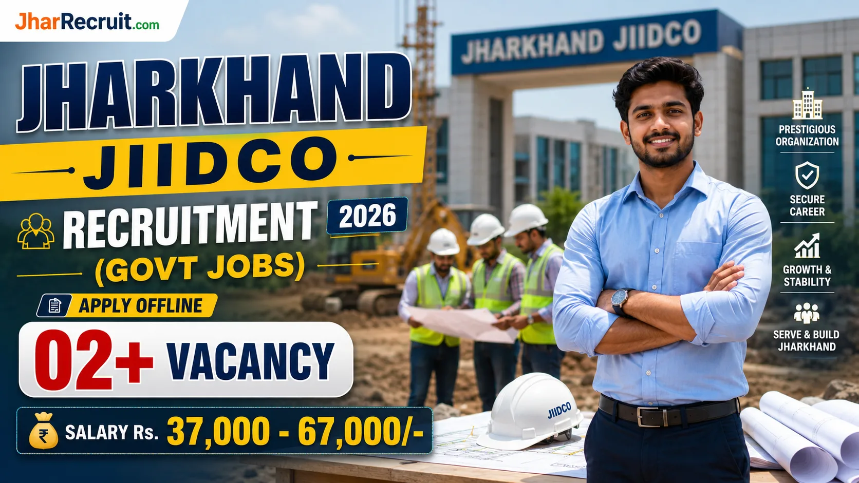 Jharkhand JIIDCO Engineers Recruitment 2026