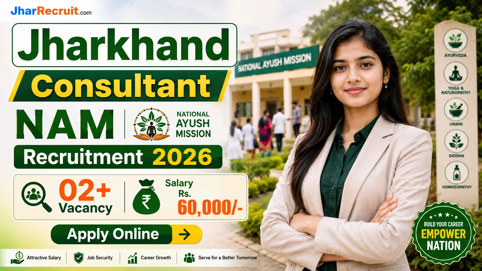 Jharkhand Consultant NAM Recruitment 2026