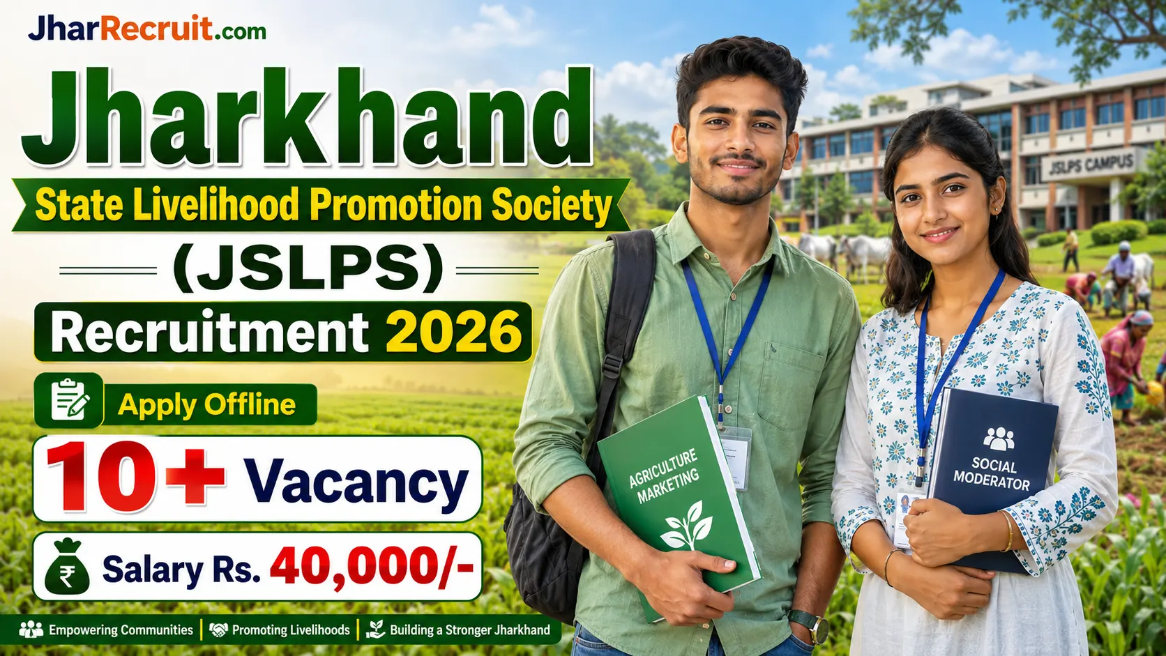 Jharkhand JSLPS Recruitment 2026