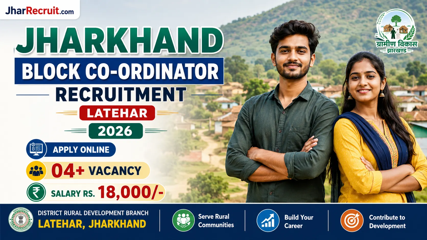 Jharkhand Block Coordinator Recruitment Latehar 2026