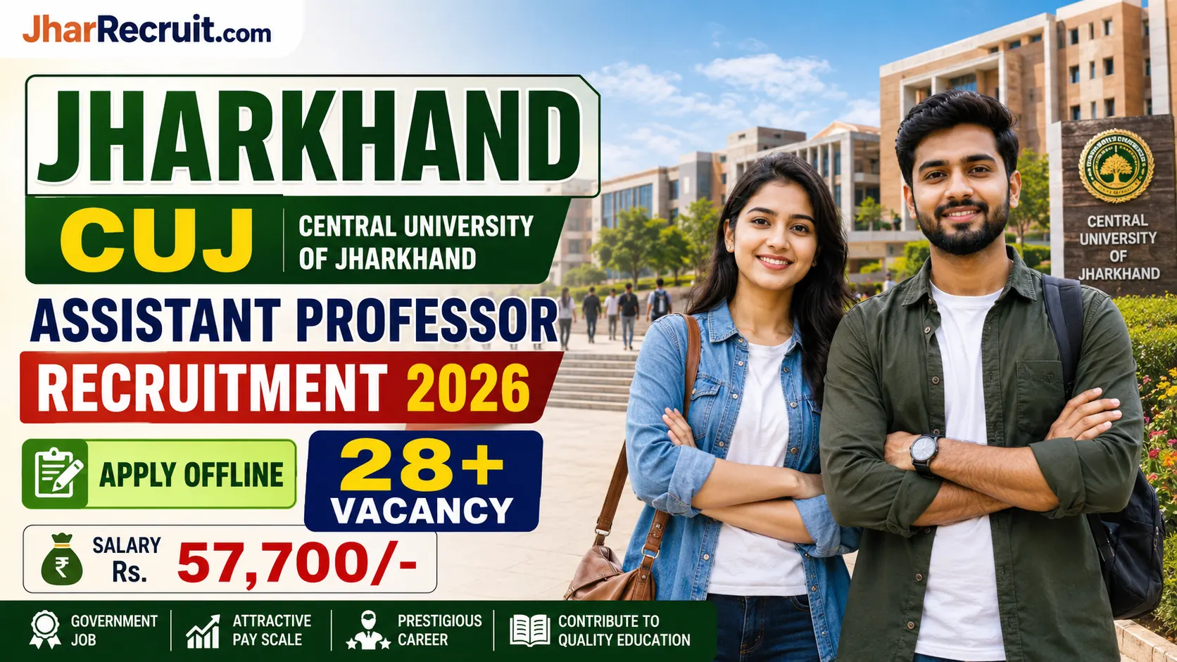 CUJ Assistant Professor Recruitment 2026