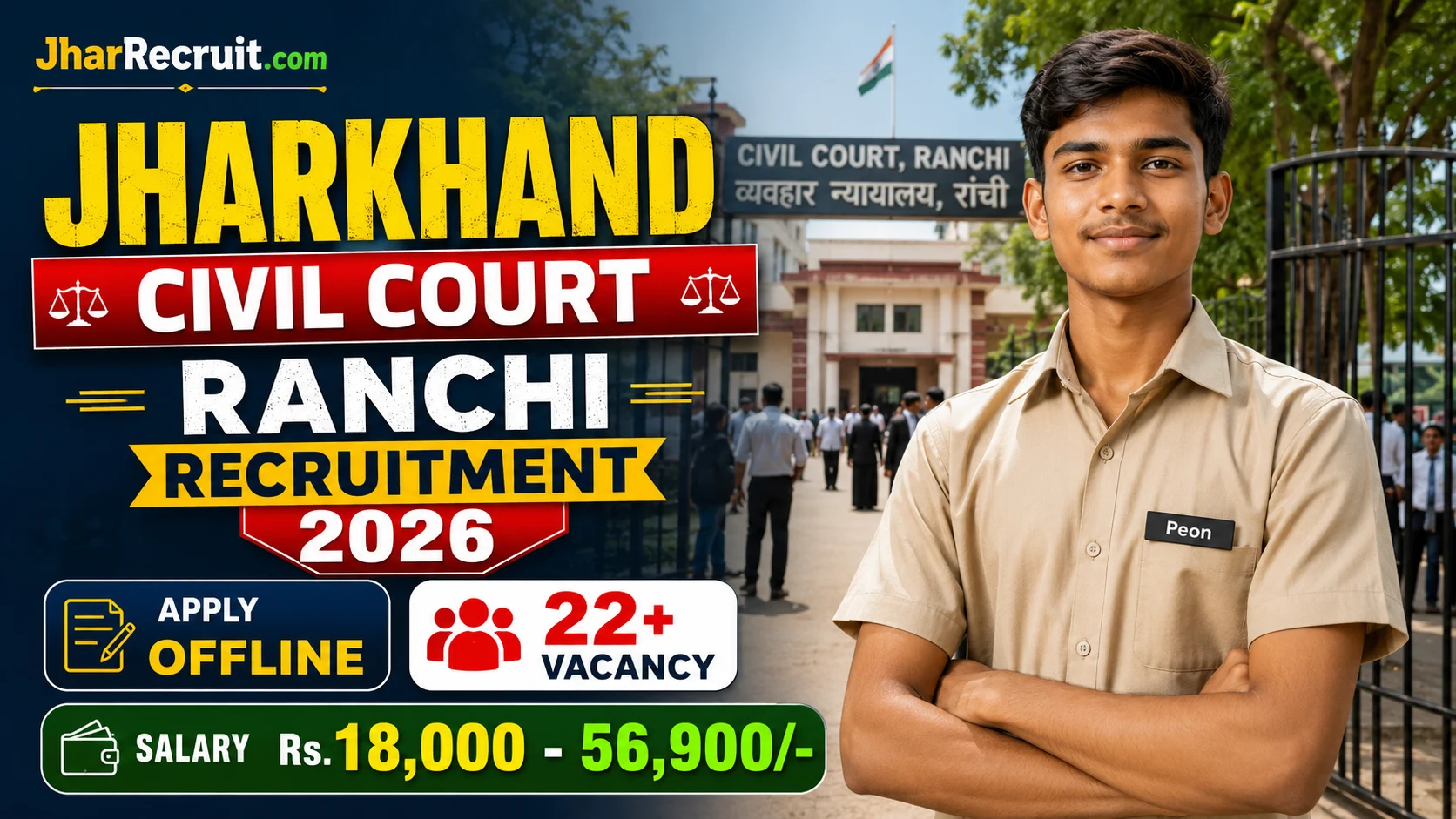 Jharkhand Civil Court Ranchi Recruitment 2026
